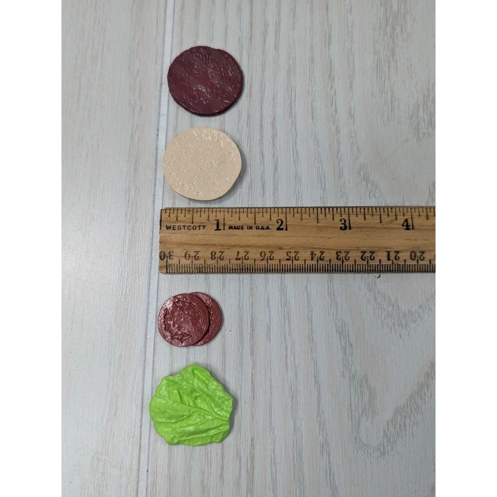 Our Generation Battat + Doll Accessories Burger Breakfast Food Dishes‎ lot